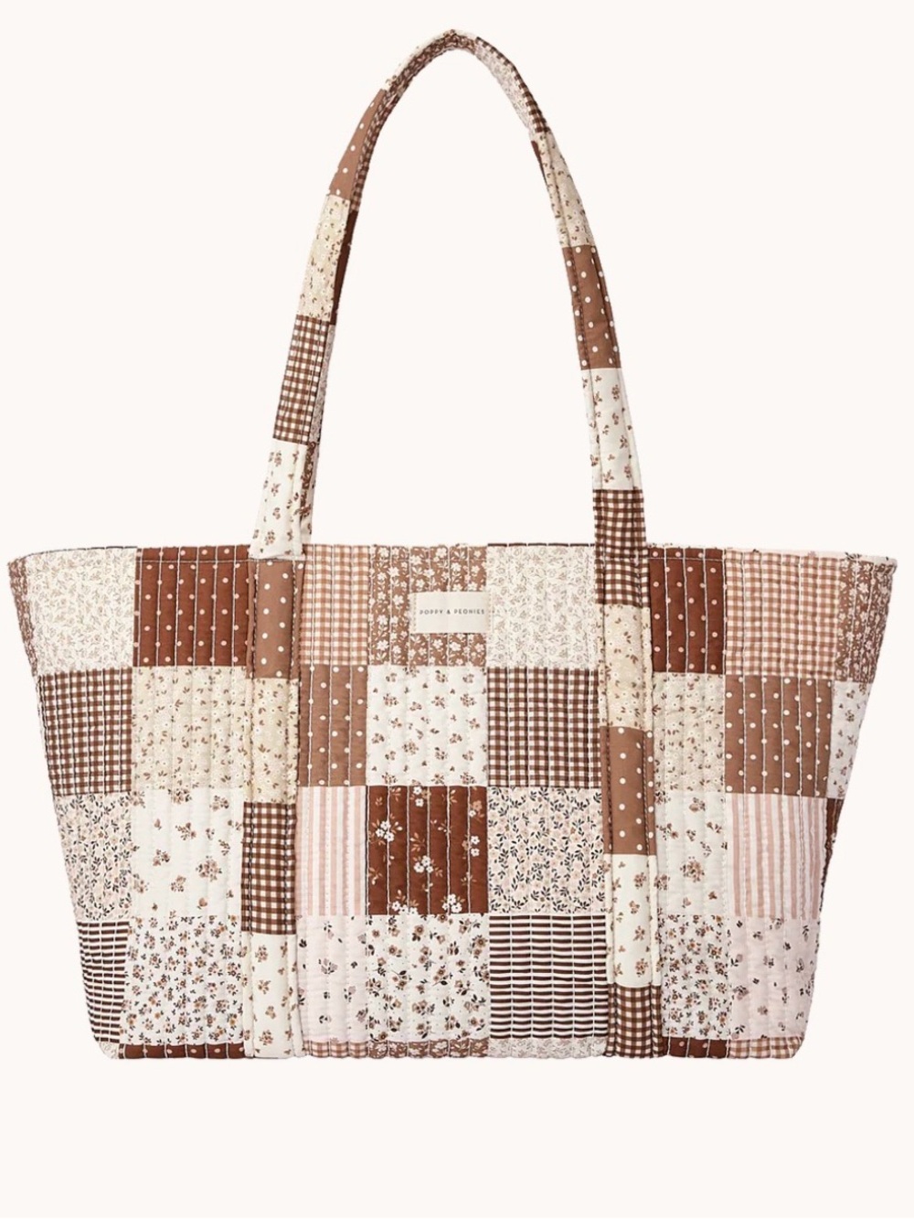 Daydreamer Tote Brown Patchwork